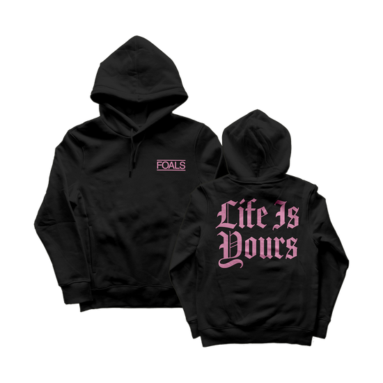 Life Is Yours Gothic Logo Hoodie