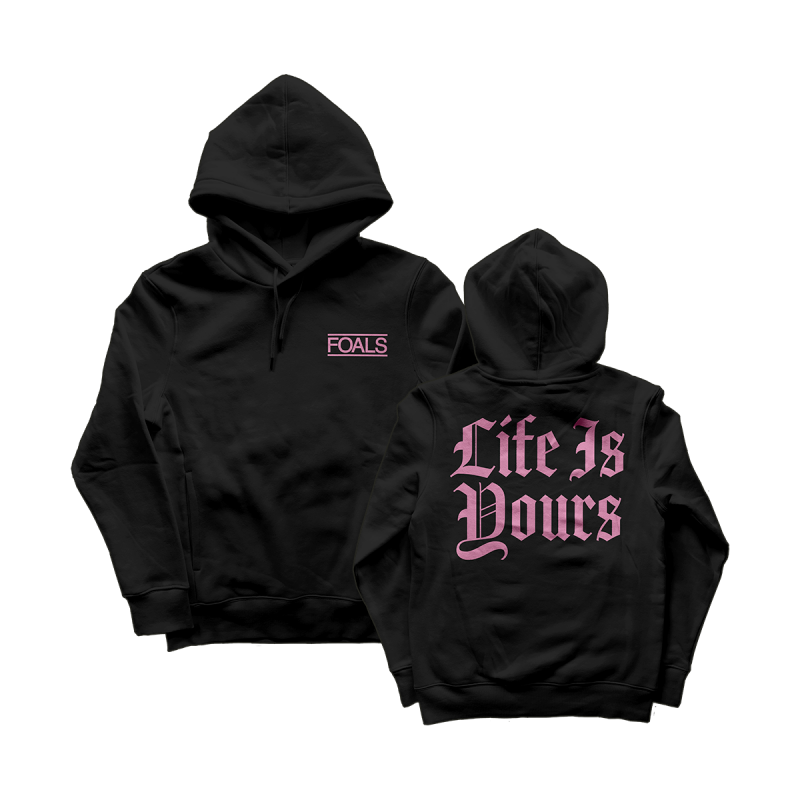 Life Is Yours Gothic Logo Hoodie Foals Official Store